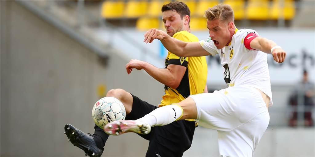 Matchwinner Steffen Tigges lobt den neuen Geist der BVB-U23 Matchwinner Steffen Tigges lobt den neuen Geist der BVB-U23