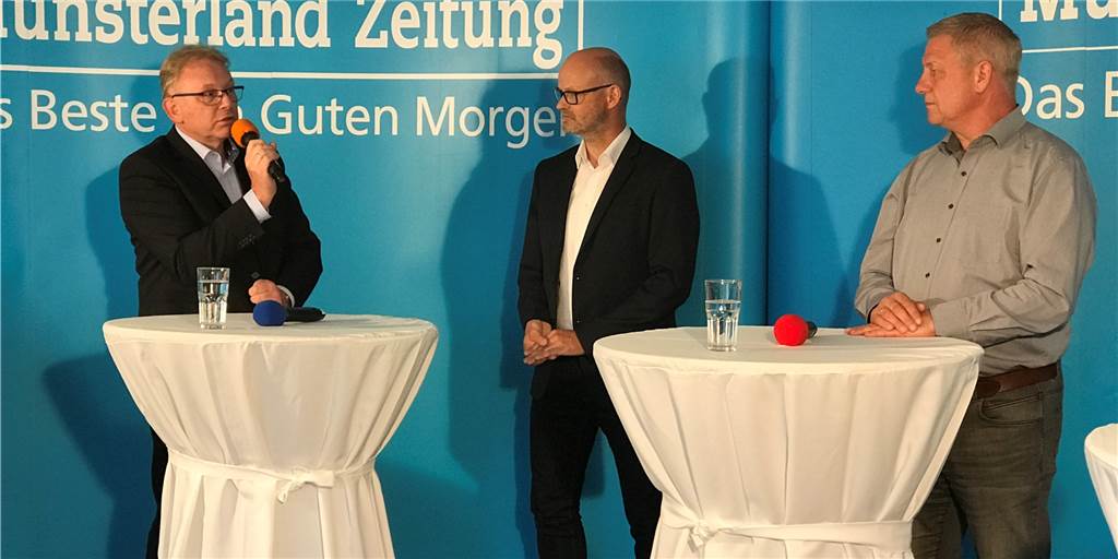 Im Video: Talkrunde mit den Legdener Stichwahlkandidaten Im Video: Talkrunde mit den Legdener Stichwahlkandidaten