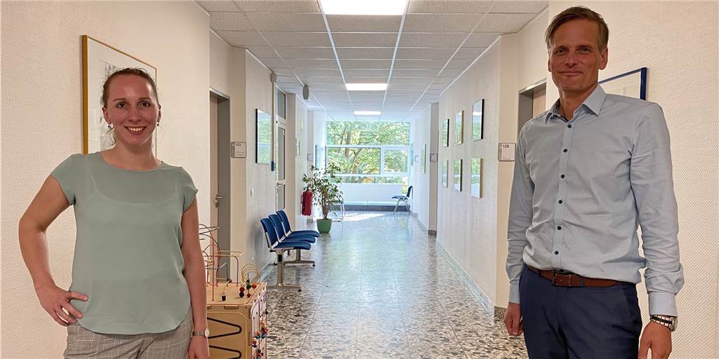 Corona-Situation in Werner Schulen: Zusatzbus, OGS und Mensaessen Katrhin Kötter und Alexander Ruhe vom Schulamt der Stadt Werne
