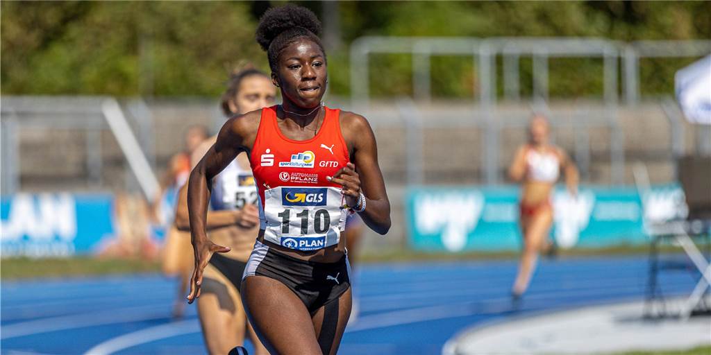 Beeindruckend: Dortmunder Leichtathletin Brenda Cataria Byll läuft allen davon Beeindruckend: Dortmunder Leichtathletin Brenda Cataria Byll läuft allen davon