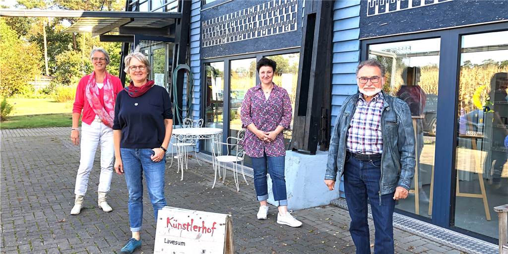 Künstlerhof Lavesum ist jetzt ein Verein und das hat viele Vorteile Der Vorstand des gemeinnützigen Vereins "Künstlerhof Lavesum - Kreatives Zentrum": Gisela Rott, Gabi Bücker, Bettina Nowak und Bernd Hessner.