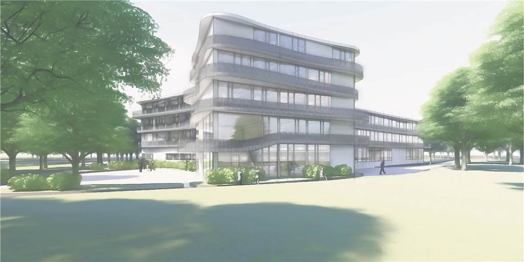 Bau des neuen Vier-Sterne-Hotels am Halterner Stausee verzögert sich So soll das neue Hotel am See, geplant vom Architekturbüro Reiser & Partner GmbH, einst aussehen.