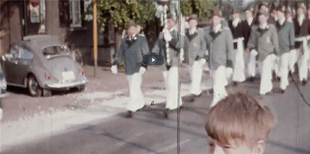 Alte Schützenfest-Filme aus Dorsten erstmalig öffentlich zu sehen Filmausschnitt eines Schützenumzugs von 1962.