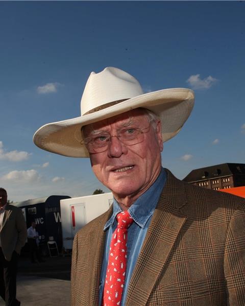 Der J.R.-Cowboy-Hut durfte nicht fehlen beim Auftritt von US-Schauspieler Larry Hagmann am Phoenix-See.
