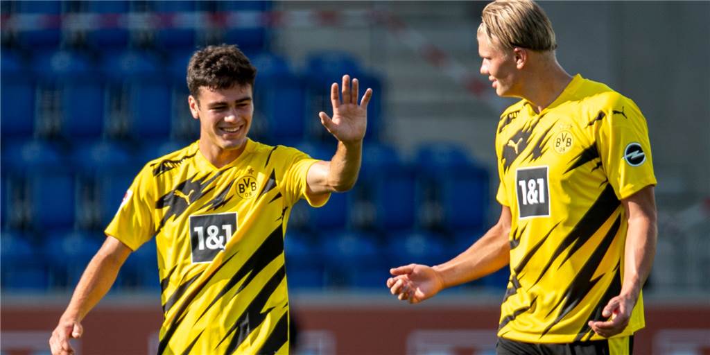 Gio Reyna und Erling Haaland bei Borussia Dortmund: Ein Fall für zwei Gio Reyna und Erling Haaland bei Borussia Dortmund: Ein Fall für zwei