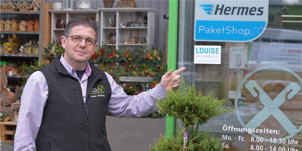 Vom umweltfreundlichen Lieferservice profitiert jetzt auch Kirchhellen Heiner Schenkes Raiffeisenmarkt in Kirchhellen ist nun auch LOUISE-Lieferstützpunkt.