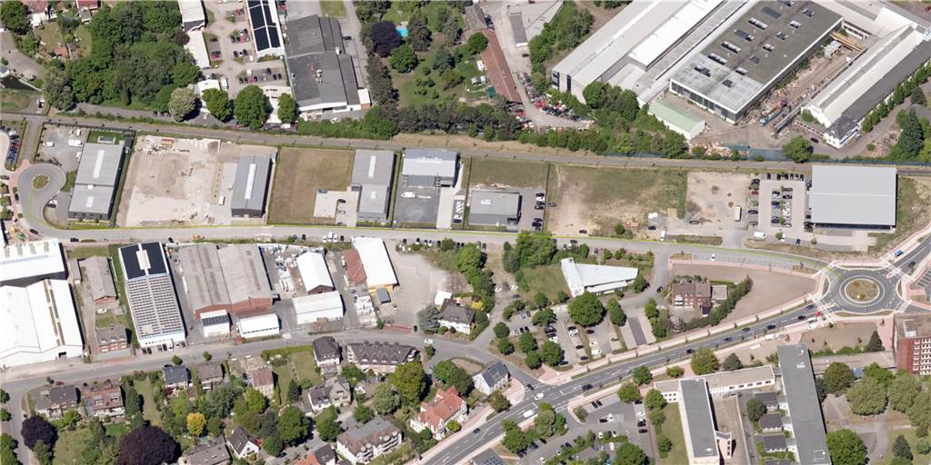 Gewerbeflächen in Dorsten sind stark gefragt: So wie hier Am Güterbahnhof in Dorsten hat Windor einige unbebaute Flächen in 2018 veräußern können.