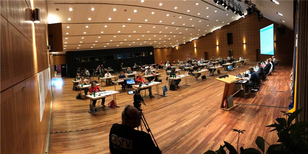 Namen, Namen, Namen: Der neue Stadtrat tritt am 5. November zusammen Der neue Stadtrat wird wegen des Coronavirus in der Stadthalle zu seiner konstituierenden Sitzung zusammen treten müssen.
