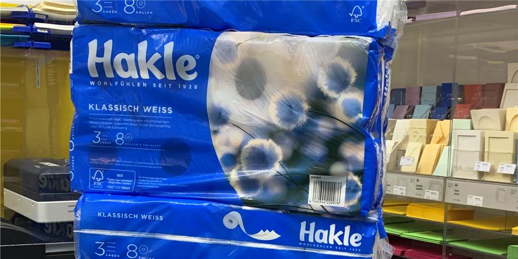 „Kackpappe“ und Hamsterkäufe sorgen für erhitzte Gemüter in Werne Der Kopierladen in Werne verkauft jetzt ebenfalls Klopapier.