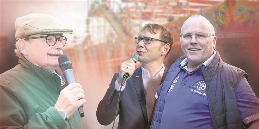 Werne ohne Sim-Jü: So verbringen Bürgermeister und Co. die kirmesfreie Zeit Ganz unterschiedlich verbringen die Verantwortlichen rund um Sim-Jü das kirmesfreie Wochenende (v.l.): Rainer Schulz, Lothar Christ, Jürgen Menke.