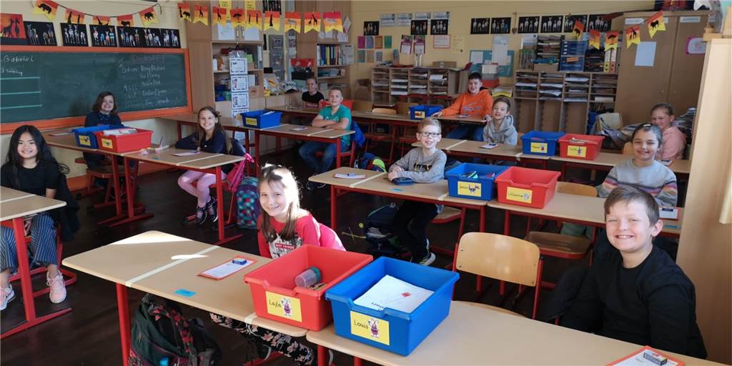 Maskenpflicht im Grundschul-Unterricht: „Das wird schwierig“ Nach dem scharfen Lockdown im Frühjahr, als auch Schulen geschlossen waren, freuten sich die Marktschüler in Ickern, als sie wieder in die Klasen gehen durften.