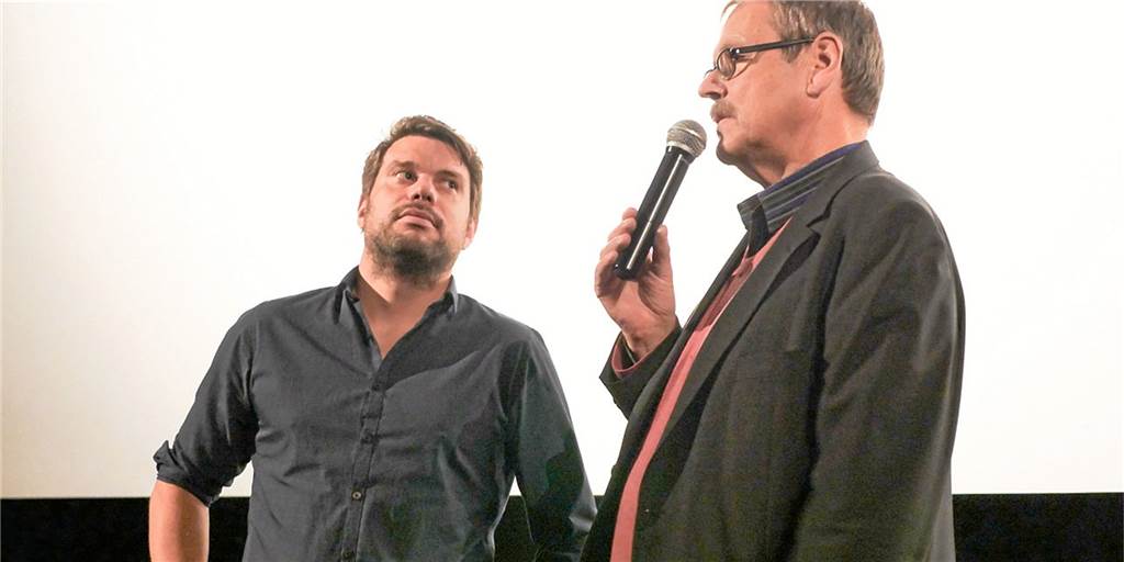 Corona-Lockdown: KinoFilmFest Lünen wird auf Dezember verschoben Mike Wiedemann (r.), hier mit Sven Ilgner: Das KinoFilmFest wird um fünf Wochen auf Dezember verschoben.