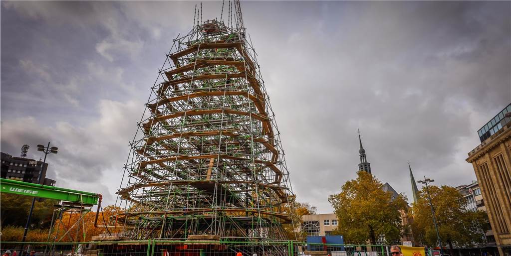 Was passiert nun mit Dortmunds Riesen-Weihnachtsbaum? Wird es jetzt auch keinen Weihnachtsbaum geben, weil der Dortmunder Weihnachtsmarkt abgesagt wurde?