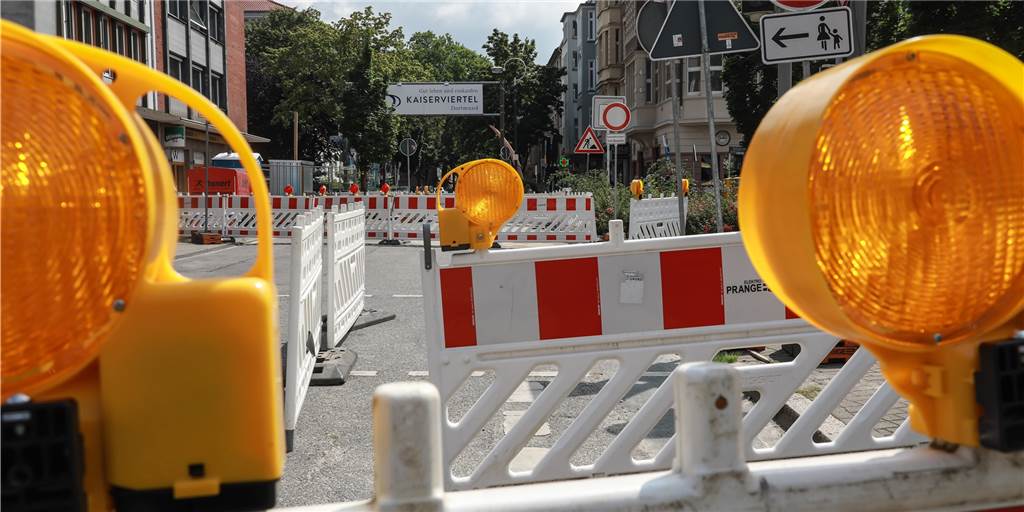Nächste Sperrung macht Dortmunder Hauptverkehrsstraße zum Nadelöhr Die Baustelle am Heiligen Weg in Dortmund nimmt neue Ausmaße an.