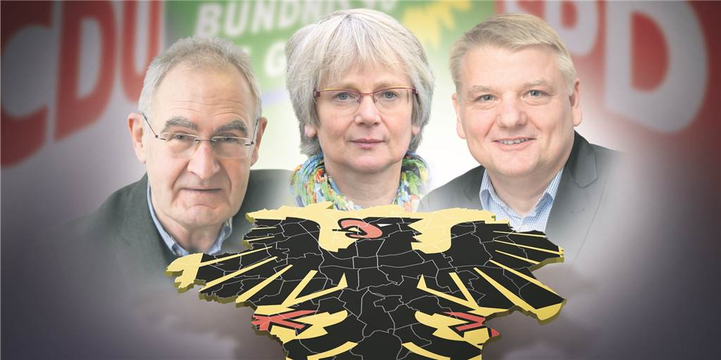 Diese drei Ratsmitglieder werden für die potenziell drei Bürgermeisterposten in Dortmund gehandelt: (v.l.) Ullrich Monegel (CDU), Barbara Brunsing (Grüne) und Norbert Schilff (SPD).