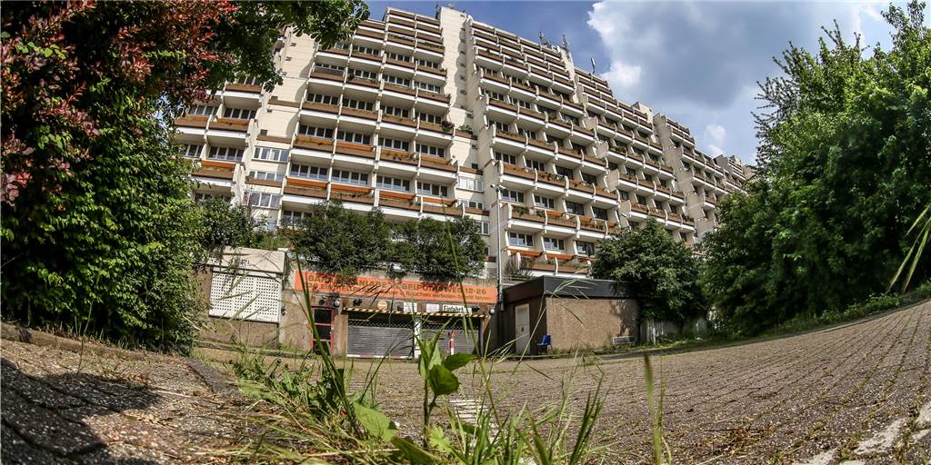 Baugenehmigung für Hannibal-Sanierung steht wohl unmittelbar bevor Der leerstehende Hannibal II in Dortmund-Dorstfeld: Bald könnte es eine Baugenehmigung für den Wohnkomplex geben.