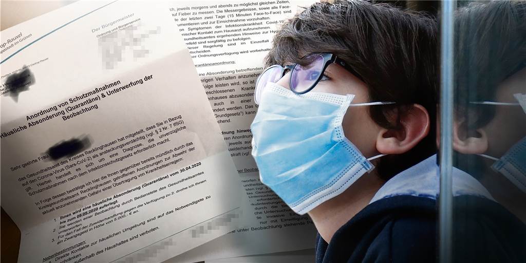 Mit mehrseitigen Anordnungen werden die Castrop-Rauxelerinnen und Castrop-Rauxeler von der Stadt in Corona-Quarantäne geschickt