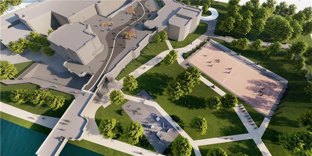 So sehen die Pläne für den neuen Sportpark am Kanal in Dorsten aus So sehen die Pläne für den neuen Sportpark am Kanal in Dorsten aus