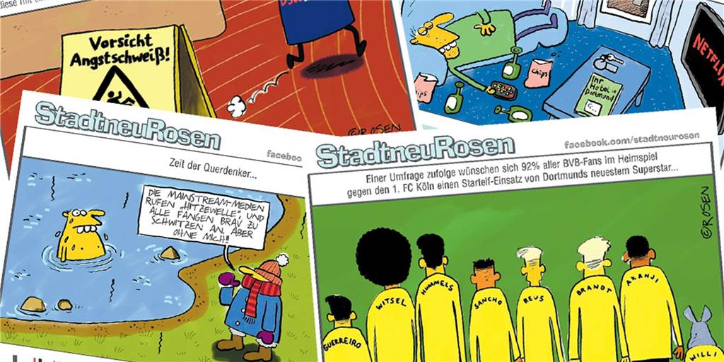 Holga Rosens beste Karikaturen des Jahres haben wir in einer großen Bildergalerie gesammelt.