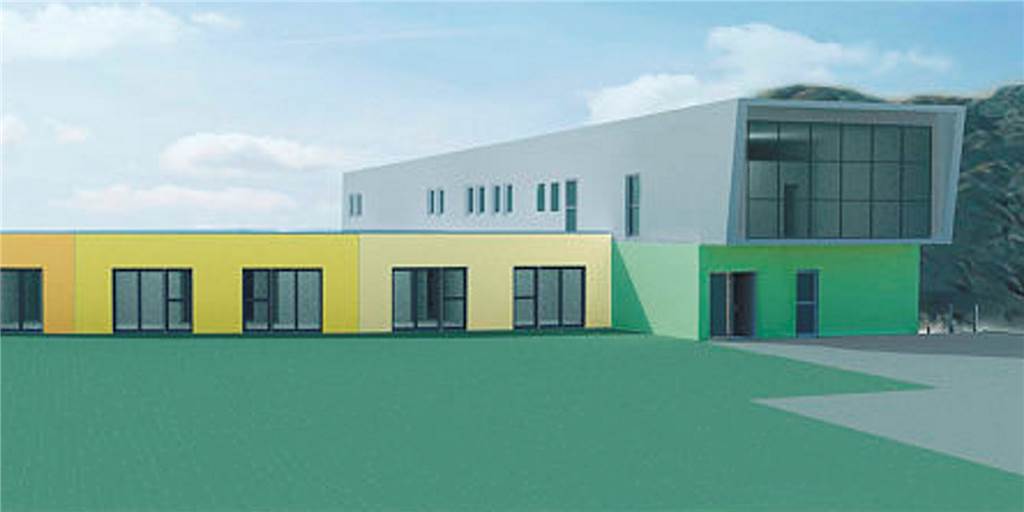 Kinderhospiz Sonnenherz konnte einen prominenten Schirmherrn gewinnen So soll das geplante Kinderhospiz der Grümer-Stiftung in an der Bockenfelder Straße in Westrich aussehen.