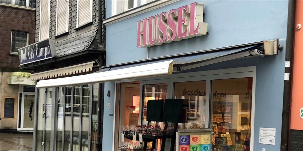 Overmann zu Hussel-Insolvenz: „Der Laden wird weiter bestehen“ Das Hussel-Geschäft von Clemens Overmann am Marktplatz in Werne.