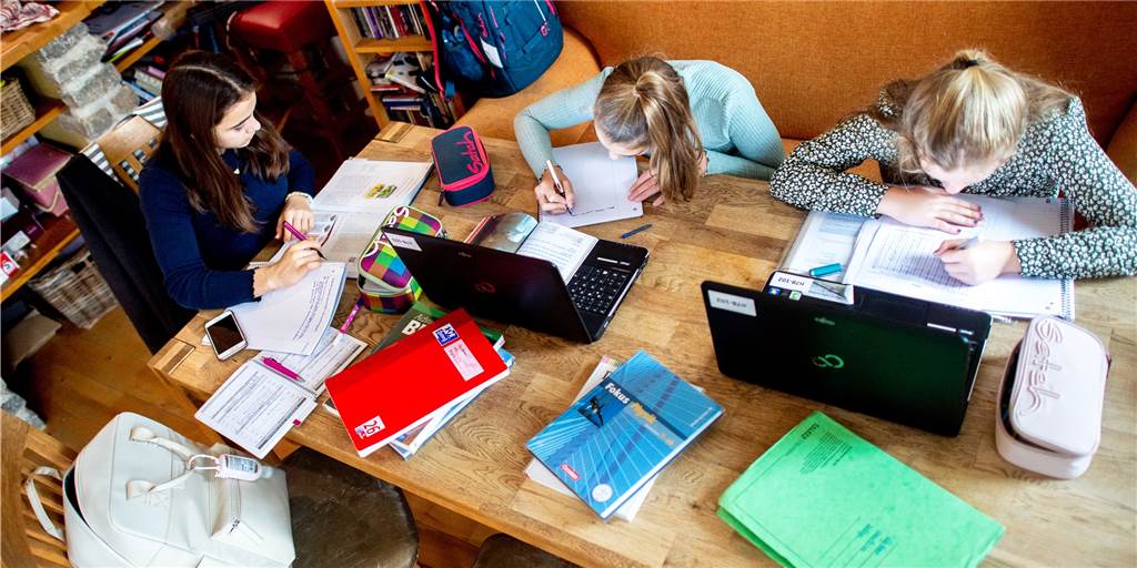Umfrage der Stadtschulpflegschaft: Wie läuft Homeschooling in Vreden? Gerade wenn mehrere Kinder im Haushalt schulpflichtig sind, ist das Homeschooling für Eltern eine Herausforderung.