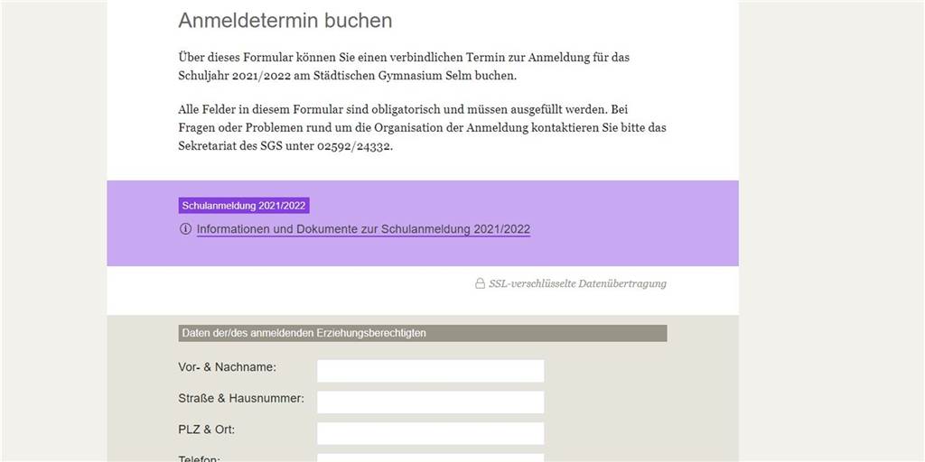 Anmeldung am Gymnasium Selm: Alles ein wenig anders als bisher Das Anmeldeverfahren läuft am Städtischen Gymnasium Selm größtenteils online, mit einer kleinen persönlichen Note.