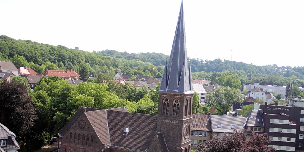 Die Lutherkirche ist die wichtigste evangelische Kirche Castrops.