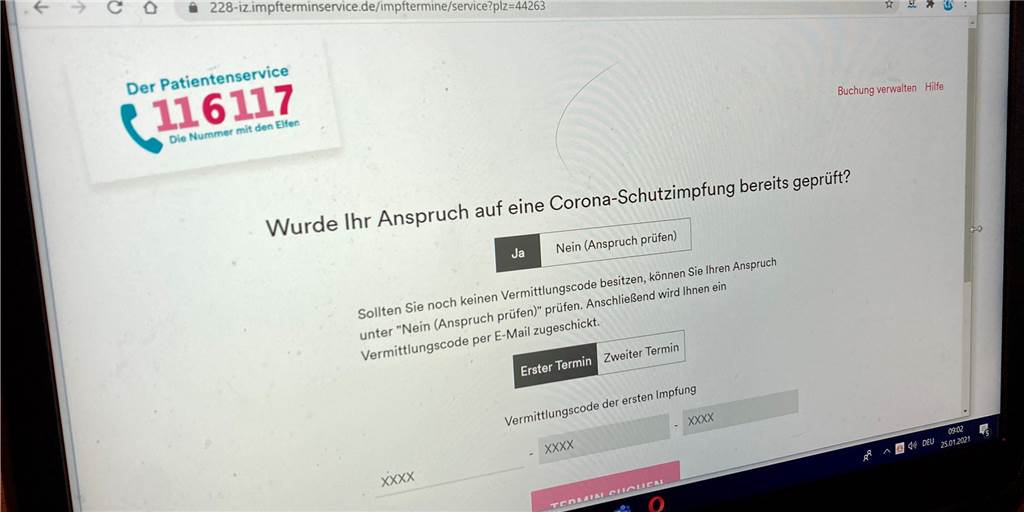 Die Online-Anmeldung für die Corona-Impfung ist eine Realsatire Die Online-Anmeldung für die Corona-Impfung ist eine Realsatire