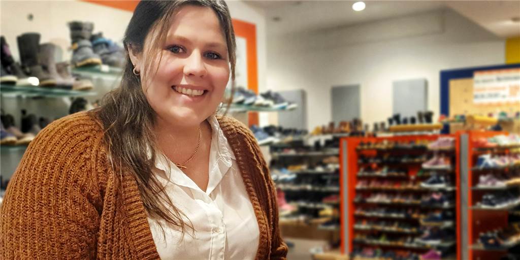 Schuhhaus Terhünte: Stefanie Gausling (28) übernimmt das Steuer Stefanie Gausling (28) hat trotz anhaltender Coronakrise das Schuhgeschäft "Terhünte" von ihren Eltern übernommen.