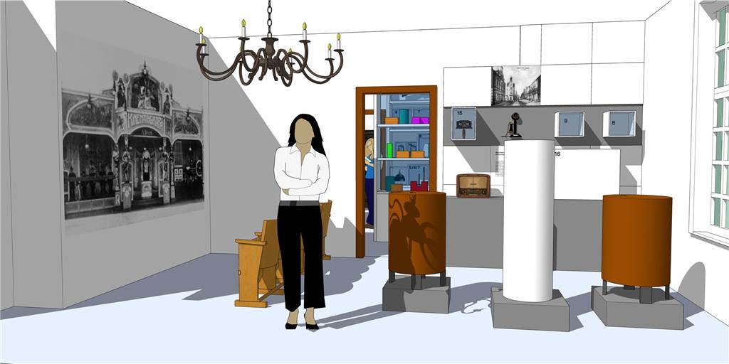 Gleisausbau und Medien spielen im Werner Stadtmuseum bald größere Rolle Einer der neu gestalteten Räume behandelt die Themen „Infrastruktur und Medien“ zwischen 1900 und 1932.