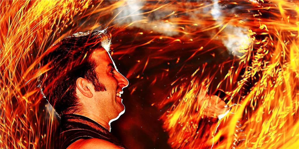 Heißer Job: Der Halterner Michael Held mag das Spiel mit dem Feuer Heißer Job: Der Halterner Michael Held mag das Spiel mit dem Feuer