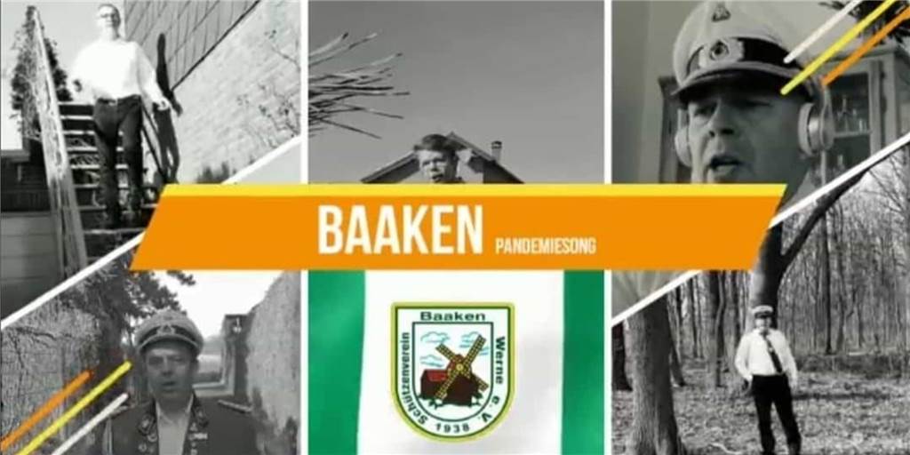 „Unglaubliche Dimensionen“: Pandemie-Video der Baaken-Schützen Werne geht viral Mitglieder des Schützenvereins Baaken in Werne haben einen Pandemie-Song produziert. Dass der Beitrag derart für Furore und viele Klicks im Internet sorgt, hätten die Schützen nicht gedacht.