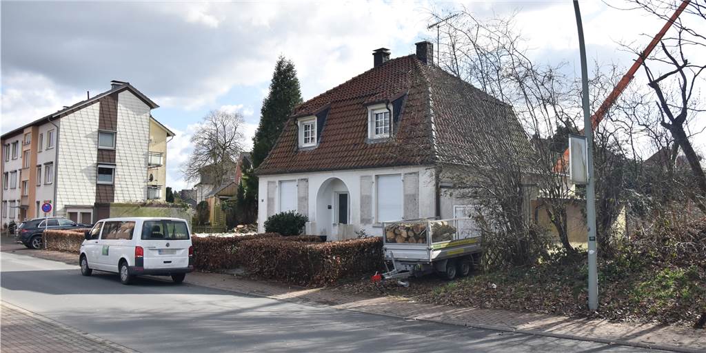 Gärtnerhaus in Bork: Eigentümer hat neue Pläne mit dem alten Gebäude Ein Blickfang, der sich abhebt von der benachbarten Bebauung: das alte Gärtnerhaus in Bork.