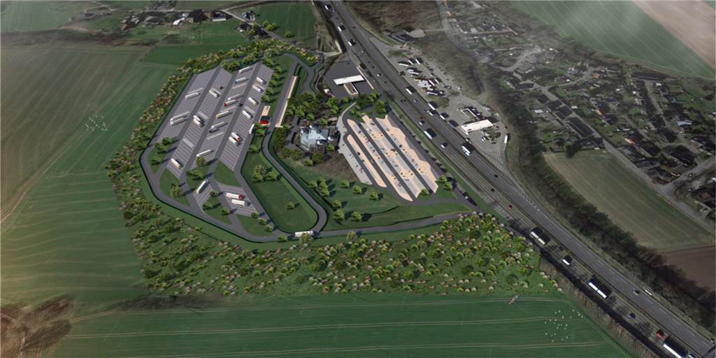 Raststätte Lichtendorf wird ausgebaut: 150 zusätzliche Parkplätze So soll die ausgebaute Rastanlage Lichtendorf-Süd laut Deges aussehen.