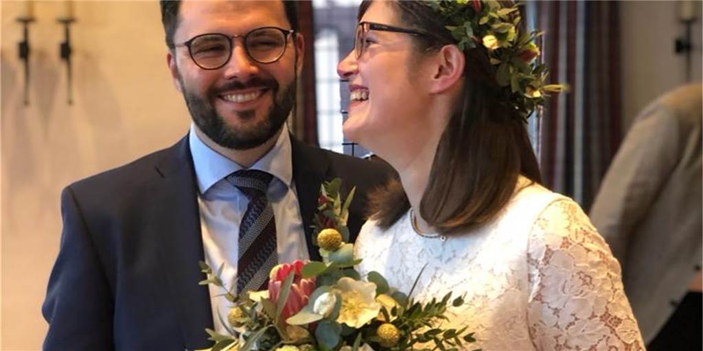 Hochzeit im Livestream? Werner Politik will das möglich machen Lars Hübchen und Dörte Oesterschulze, beide aktiv in der Werner SPD, haben am im Dezember 2020 im Ratssaal in Werne geheiratet.