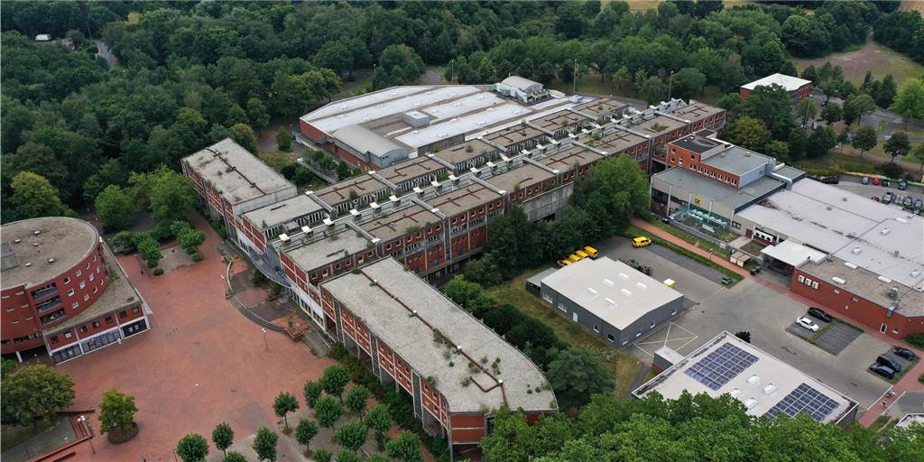Totalabriss: Letztes Stündchen für Wulfener Markt hat bald geschlagen Der Wulfener Markt (umgedrehtes T in der Mitte) wird komplett abgerissen.