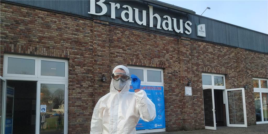 Stäbchen statt Bier - Brauhaus ist ab jetzt Testzentrum Das Brauhaus am Ring in Kirchhellen ist Testzentrum.