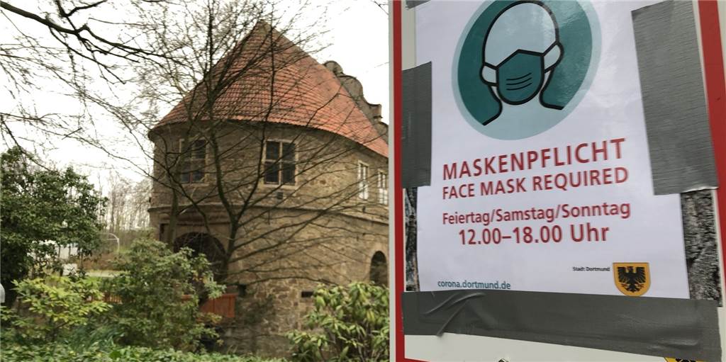 Wie voll war es Ostersonntag an Dortmunds Top-Ausflugsorten? Maskenpflicht und kühle Temperaturen hielten wohl viele Besucher vom Rombergpark fern.