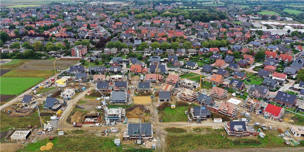 Für ein Baugrundstück in Raesfeld muss man tief in die Tasche greifen Raesfeld Neubaugebiet