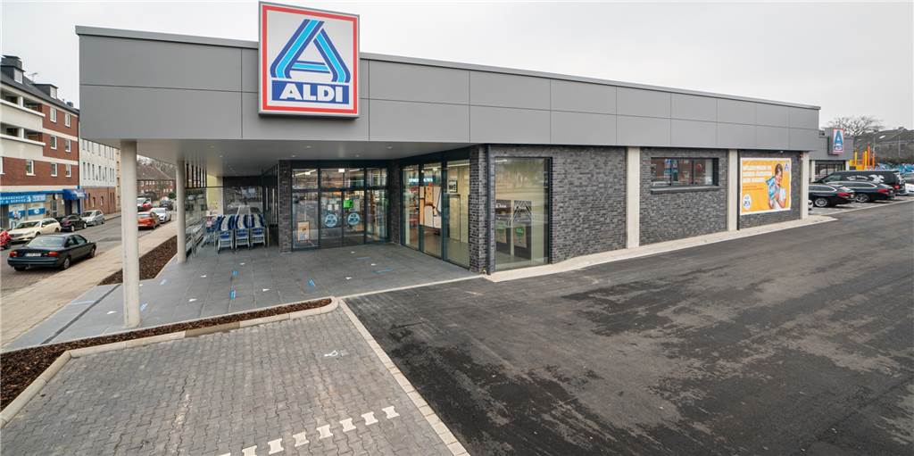 Neuer Aldi in Ascheberg: 1270 Quadratmeter und größeres Sortiment So wie dieser Aldi in Essen-Schonnebeck könnte auch die künftige Aldi-Filiale in Ascheberg an der Lüdinghauser Straße aussehen.