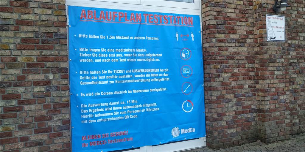 Test-Zentrum im Brauhaus ist nicht ausgelastet Das Brauhaus am Ring in Kirchhellen ist Test-Zentrum.