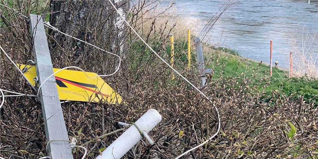 Tragseile an der Slalomstrecke durchtrennt: Kanuverein als Opfer von Vandalismus Tragseile an der Slalomstrecke durchtrennt: Kanuverein als Opfer von Vandalismus