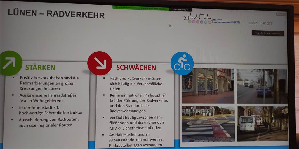 Diese Stärken und Schwächen der Verkehrssituation für Lüner Radfahrer hat das Institut „raumkom“ ausgemacht.