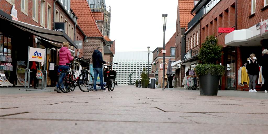 Die Ahauser Innenstadt soll im Zentrum des Modellprojekts stehen. Ob, und falls ja, wann es starten kann, ist aber unklarer denn je.