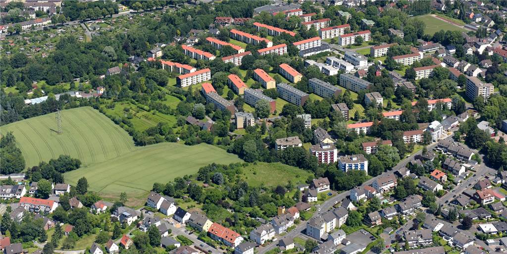 Neubaugebiet im Dortmunder Süden: Bürger können Konzept jetzt einsehen Auf einer Grünfläche in Benninghofen entsteht ein neues Wohngebiet.