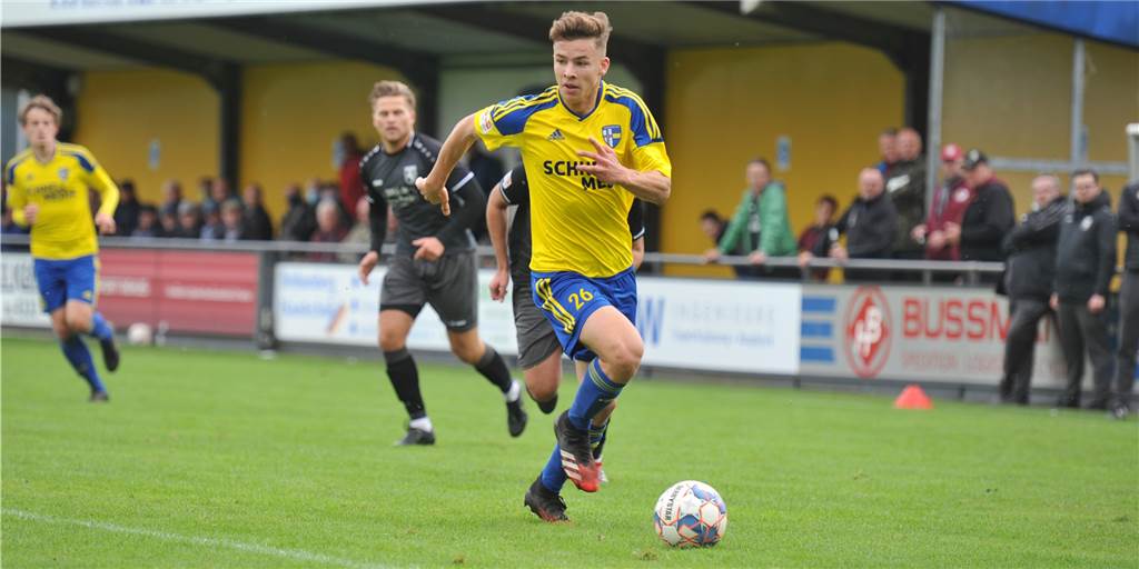 Felix Mensing: Der Jüngste im Team der SpVgg hat keine Scheu Auf Anhieb gesetzt im Oberliga-Team der SpVgg Vreden: Felix Mensing.