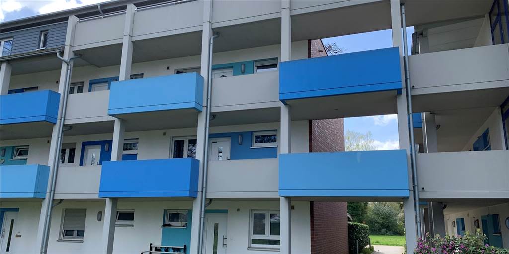 Viele Generationen unter einem Dach: „Hier ziehe ich nicht mehr aus“ Glücklich Wohnen - am Standort der ehemaligen Blauen Schule in Dorsten hat sich der Wunsch nach Generationen übergreifendem Wohnen von 32 Mietparteien erfüllt.