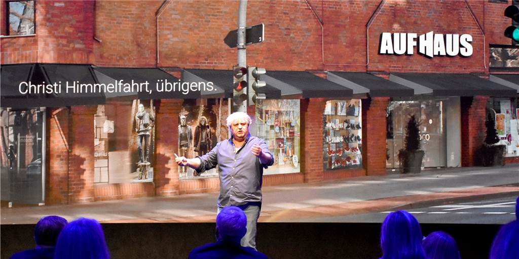 Tobias Groten sprach unter anderem über das geplant „Aufhaus“, das noch im Mai eröffnet werden soll.