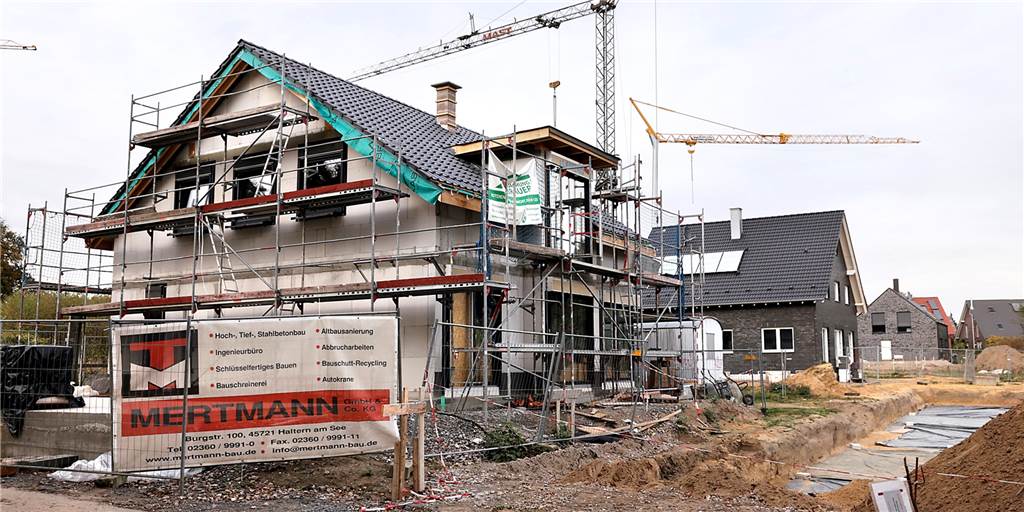 Bauen in Haltern: „Auch den Kindern eine Chance geben, sich anzusiedeln“ Im Baugebiet Im Grünen Winkel konnte eine große Anzahl von Grundstücken bereit gestellt werden.